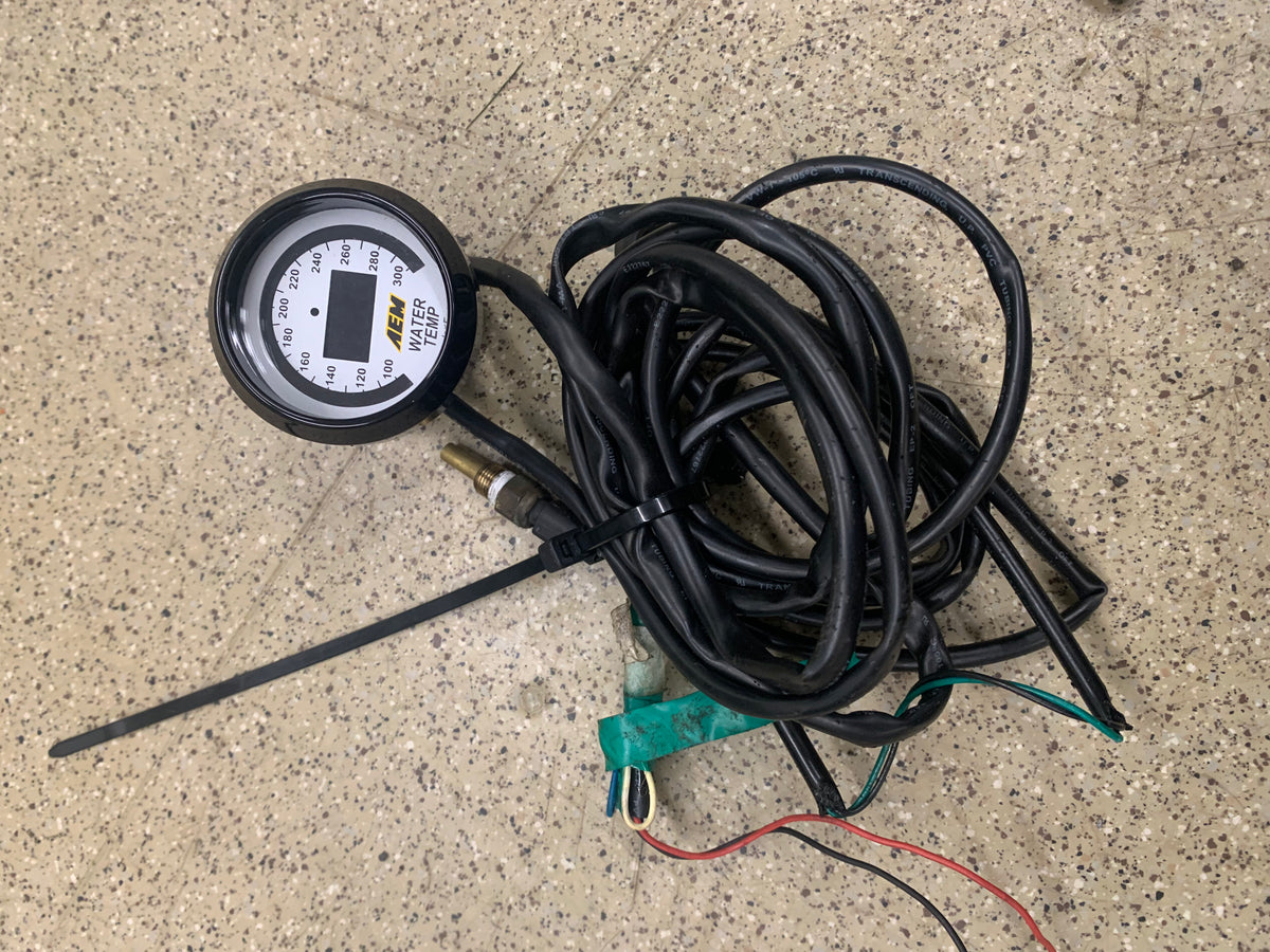 AEM water Temp gauge Rix Racing