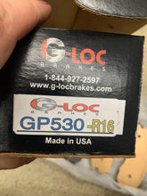 Load image into Gallery viewer, New G-Loc Race ready front stock caliper pads