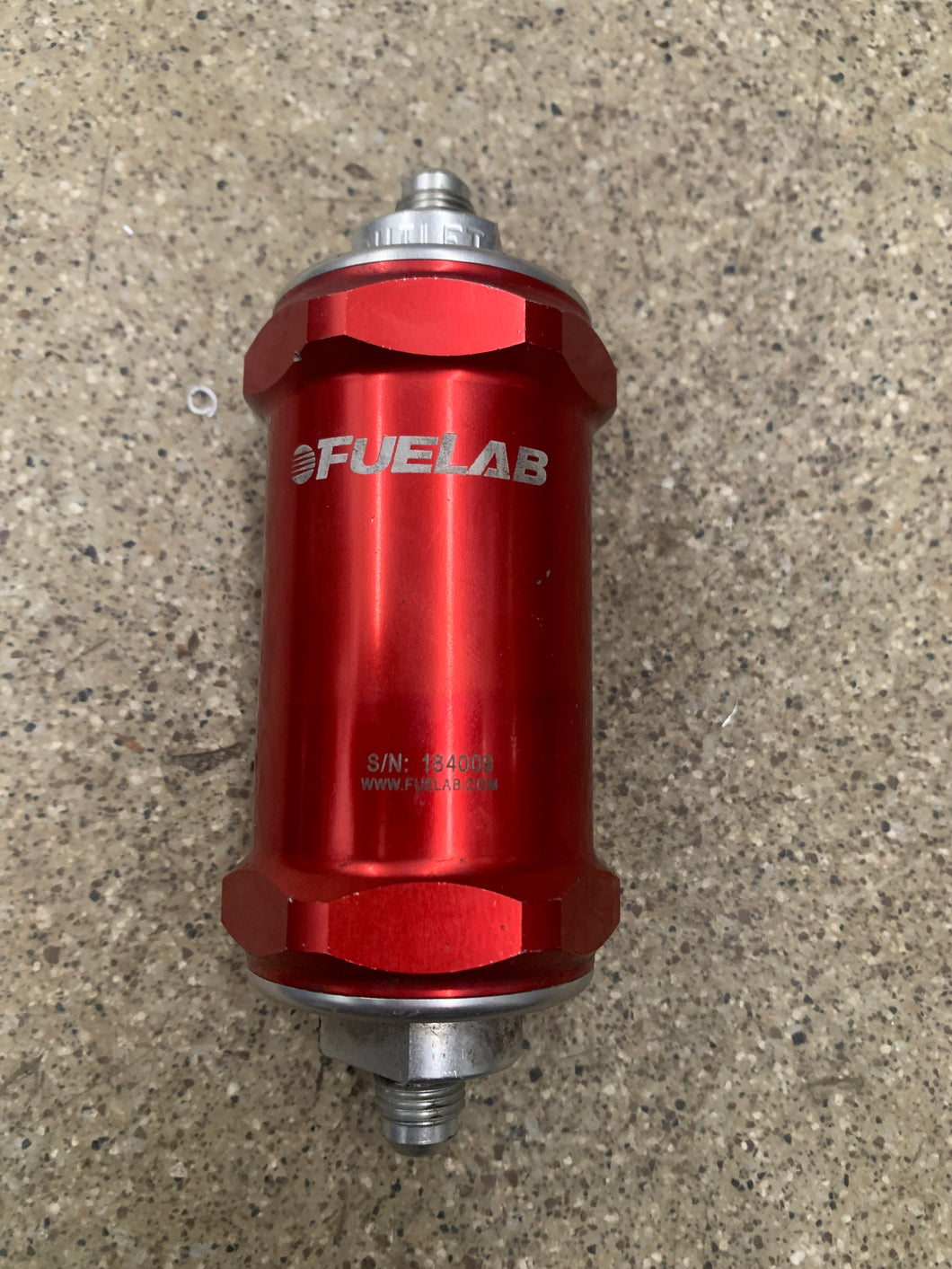 Fuelab in-line filter red