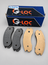 Load image into Gallery viewer, New G-Loc Race ready front stock caliper pads