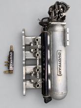 Load image into Gallery viewer, DVDTFAB sheet metal intake manifold, dual rails and Q45 TB for DSM