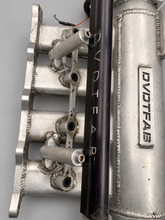 Load image into Gallery viewer, DVDTFAB sheet metal intake manifold, dual rails and Q45 TB for DSM