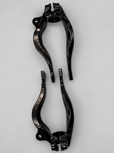 Load image into Gallery viewer, 2g eclipse talon 95-99 DSM front strut fork left &amp; right powder coated black.