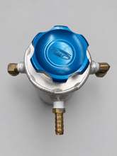 Load image into Gallery viewer, JMF universal deluxe Coolant overflow tank blue threaded cap.