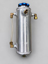 Load image into Gallery viewer, JMF universal deluxe Coolant overflow tank blue threaded cap.