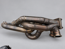 Load image into Gallery viewer, Masfab Twin Scroll T4 SideWinder Twin Scroll T4 exhaust manifold, Precision 46mm Wastegates and Bullseye S372 Turbocharger.