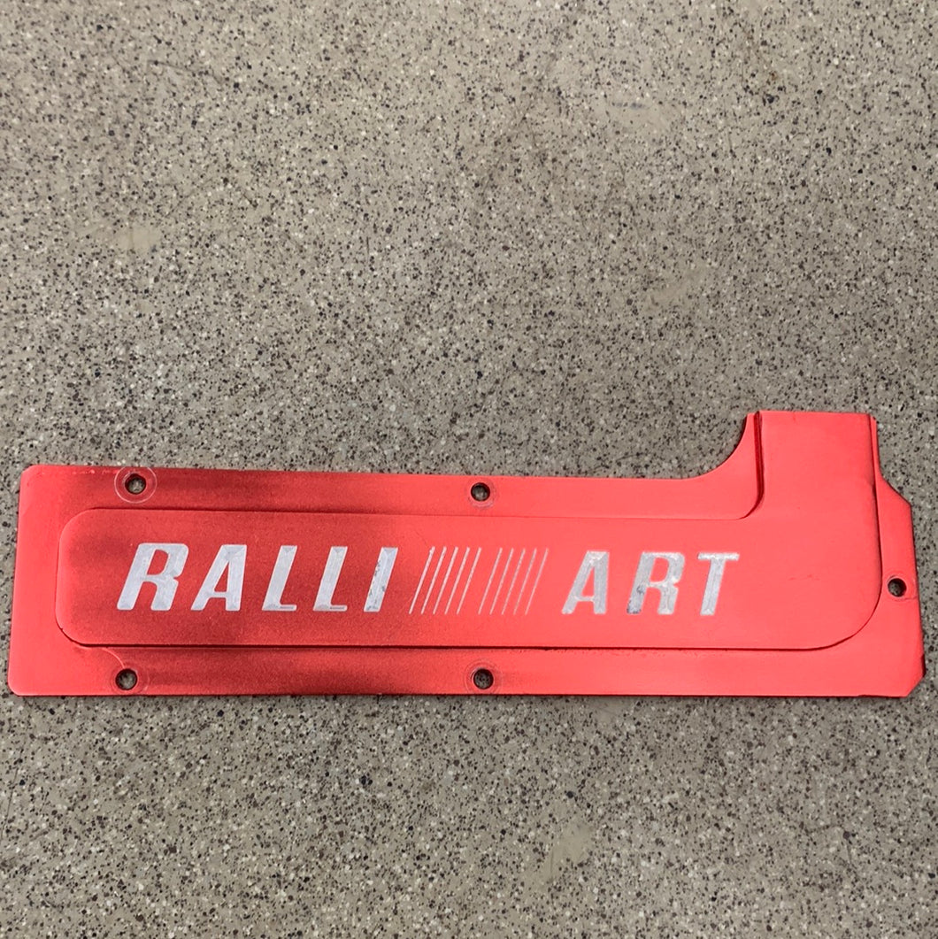 Red Ralli Art spark plug cover