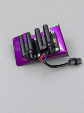 Load image into Gallery viewer, Jmfab coil relocation bracket and coils (purple)