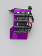 Load image into Gallery viewer, Jmfab coil relocation bracket and coils (purple)