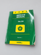 Load image into Gallery viewer, Chrysler service manual 1998 Eagle Talon