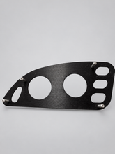 Load image into Gallery viewer, 2G Mitsubishi Eclipse Dual Gauge Vent Insert - Black, rear view on neutral gray