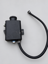 Load image into Gallery viewer, Black Rectangular Oil Catch Can with Hose – Used