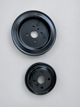 Load image into Gallery viewer, 2g Water Pump pulleys (powdercoated black)
