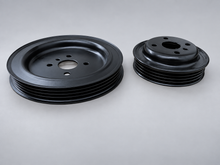 Load image into Gallery viewer, 2g Water Pump pulleys (powdercoated black)