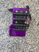 Load image into Gallery viewer, Jmfab coil relocation bracket and coils (purple)