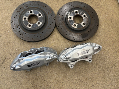 Cadillac CTSV 4 piston calipers & 13 inch rotors will fit 1g or 2g DSM 95-99