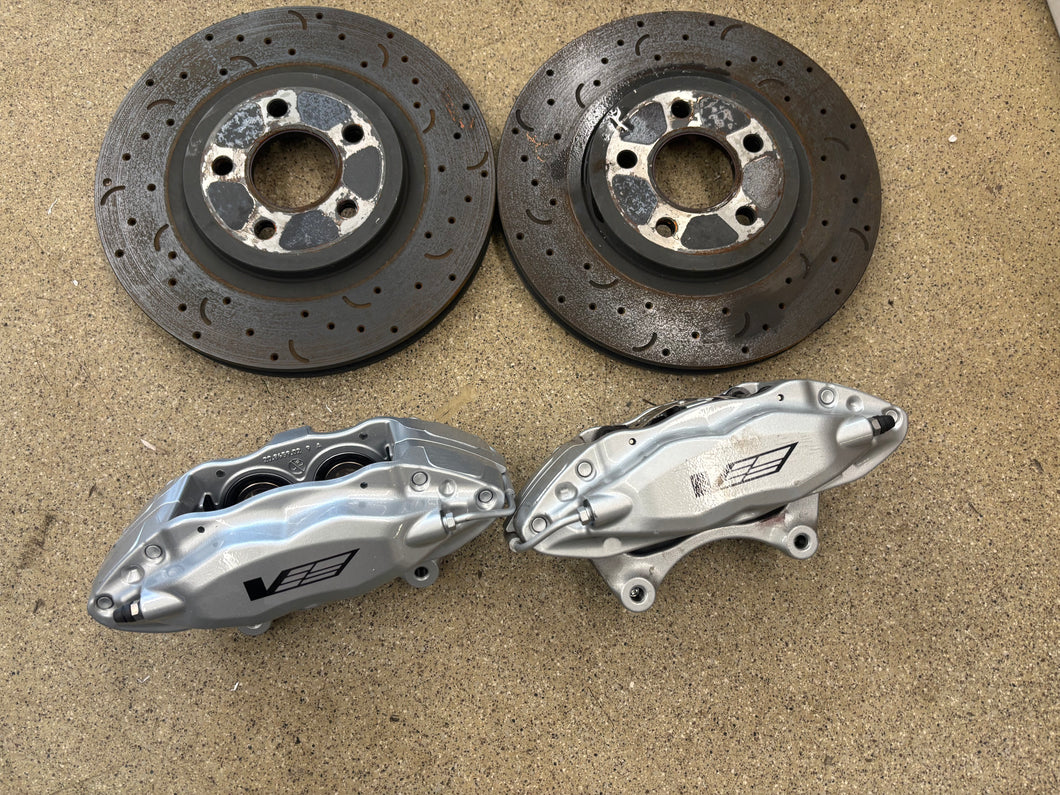 Cadillac CTSV 4 piston calipers & 13 inch rotors will fit 1g or 2g DSM 95-99