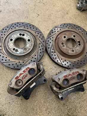 Baer calipers with 2G adapter brackets and 13 inch rotors