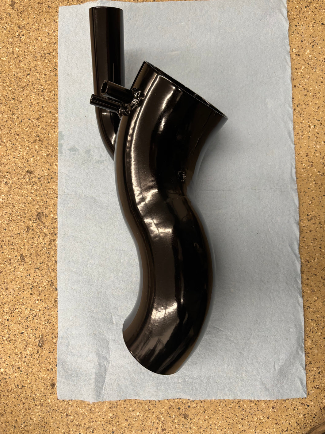 Dejon intake pipe coated black (recirculating) DSM