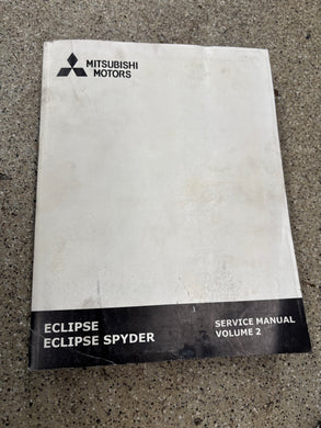 1997 Mitsubishi eclipse service manual volume 2