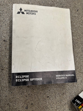 1997 Mitsubishi eclipse service manual volume 3