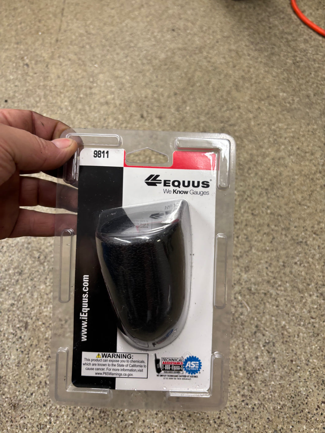 Equus A-pillar gauge pod.