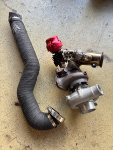 Freshly rebuilt Precision 5252 turbo with External wastegate setup.