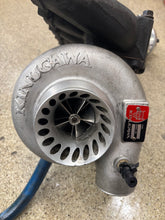 Load image into Gallery viewer, Kingugawa 20g turbo setup for external wastegate recently rebuilt &amp; balanced by Justin whitesell includes HAFE exhaust manifold and tial wastegate &amp; return line