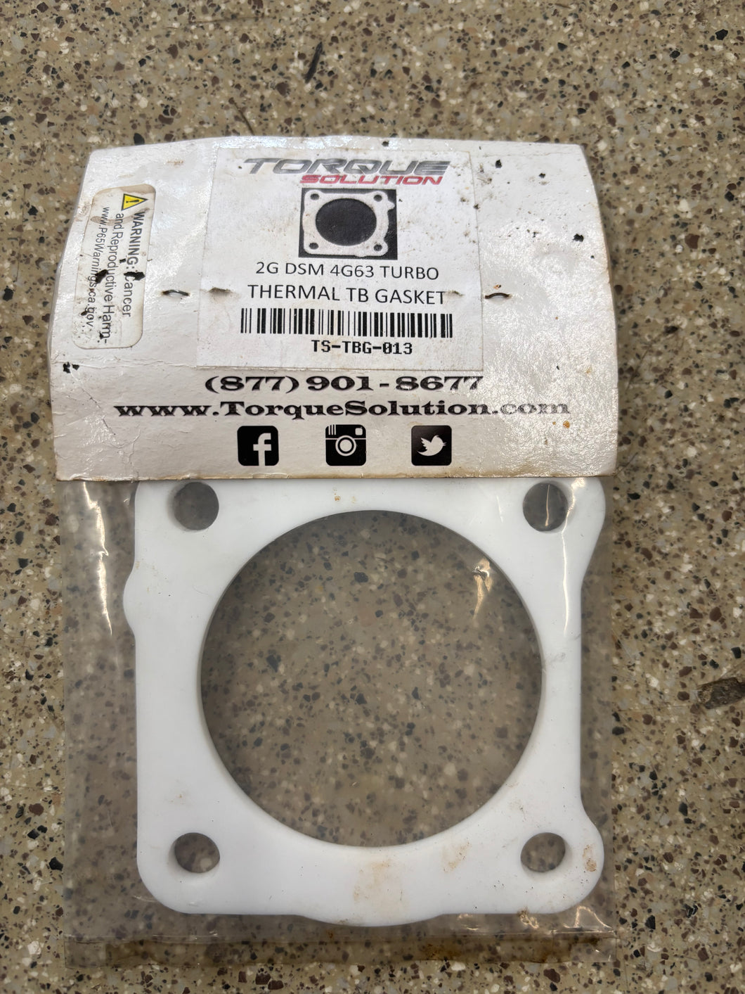 Torque solutions 2g Thermal throttle body gasket 4G63