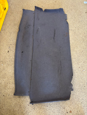 Mitsubishi spyder 2g 96-99 vertical interior trunk cardboard carpet panel.