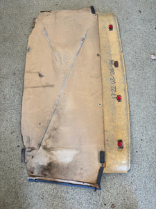 Mitsubishi spyder 2g 96-99 vertical interior trunk cardboard carpet panel.