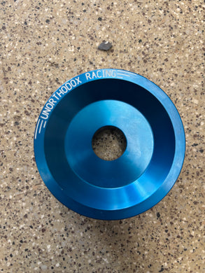 Unorthodox alternator pulley blue DSM 4G63 90-99