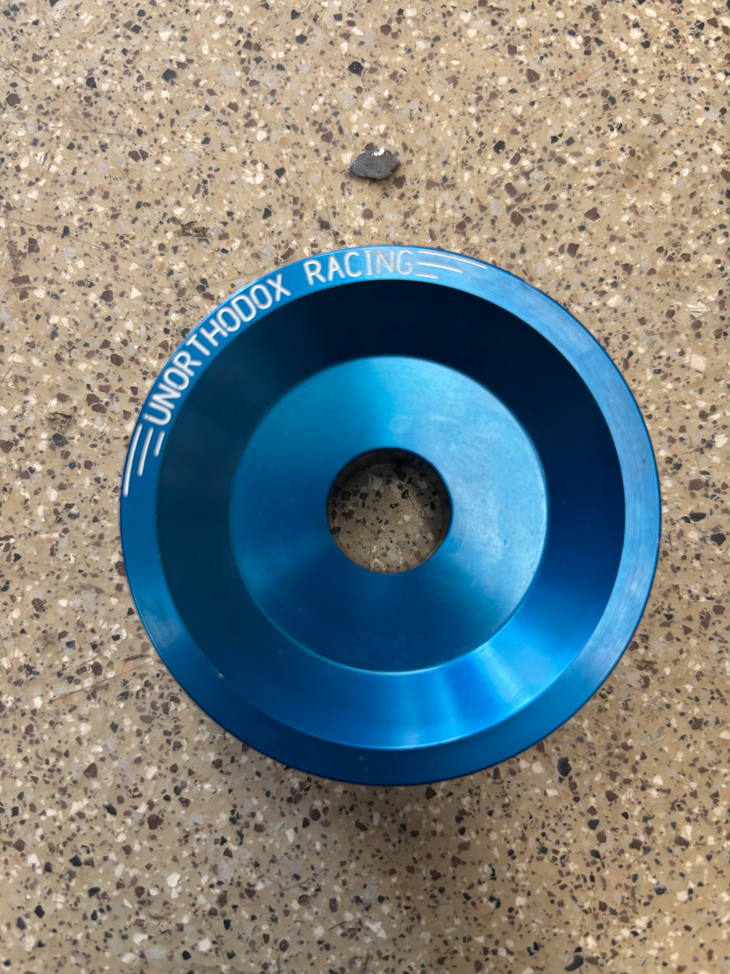Unorthodox alternator pulley blue DSM 4G63 90-99