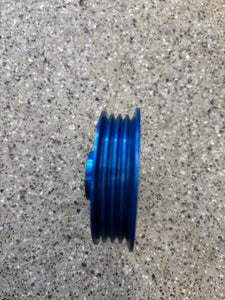 Unorthodox alternator pulley blue DSM 4G63 90-99