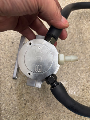 Billet Oil catch can with billet bracket and hoses