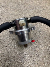 Load image into Gallery viewer, Billet Oil catch can with billet bracket and hoses