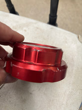 Load image into Gallery viewer, Red FMF brake reservoir cap DSM Evo 1-6