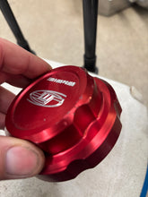 Load image into Gallery viewer, Red FMF brake reservoir cap DSM Evo 1-6