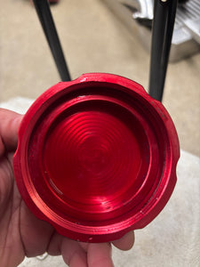 Red FMF brake reservoir cap DSM Evo 1-6