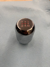 Load image into Gallery viewer, Shifter knob chrome &amp; red letters will fit DSM