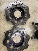 Load image into Gallery viewer, STM 2g DSM lightweight Rear drag brake kit with scalloped rotors.