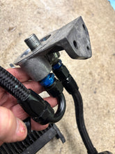 Load image into Gallery viewer, Oil filter relocation kit with Setrab external air to oil cooler and lines