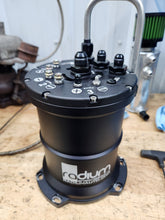 Load image into Gallery viewer, Radium multi-pump fuel surge tank with 2 Walbro 450 fuel pumps.