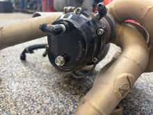Load image into Gallery viewer, DSM Archer Fabrication Ceramic Coated VBand Manifold with Garrett GT35R in Tial Vband hotside - with wastegate and lines