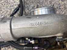 Load image into Gallery viewer, DSM Archer Fabrication Ceramic Coated VBand Manifold with Garrett GT35R in Tial Vband hotside - with wastegate and lines