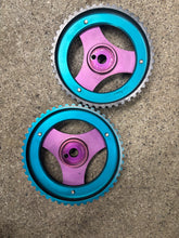Load image into Gallery viewer, HKS Purple &amp; Blue old school cam gears 4G63 DSM