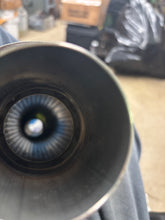 Load image into Gallery viewer, Spec-D Tuning N1 4" Burnt Tip Muffler Exhaust 2.5" Inlet Universal With Removable Silencer (B-Tip; 4 Inch)