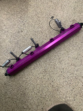 Load image into Gallery viewer, JMF purple fuel rail DSM 1g/2g