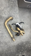 Load image into Gallery viewer, DSM Archer Fabrication Ceramic Coated VBand Manifold with Garrett GT35R in Tial Vband hotside - with wastegate,lines &amp; downpipe