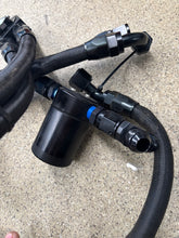 Load image into Gallery viewer, Vented breather oil cap setup with lines -10an DSM 4G63